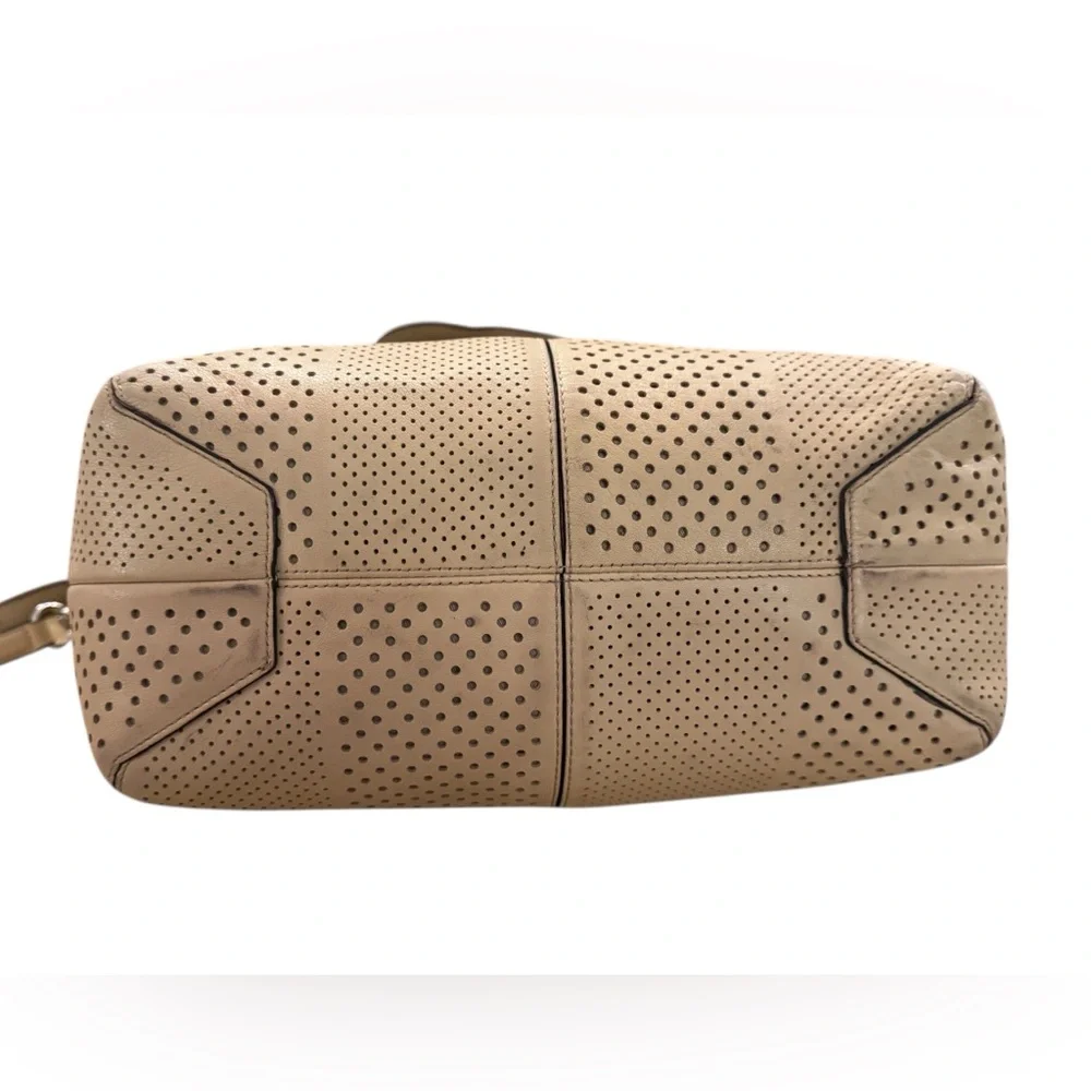 Coach Bleecker Cooper Perforated Leather Satchel 2013